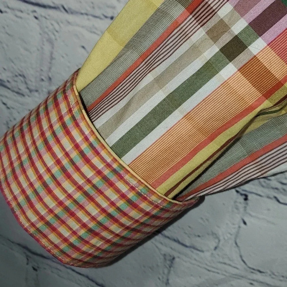 ALAN FLUSSER MEN'S SZ XXL 100% COTTON LONG SLEEVE PLAID DRESS SHIRT MULTI COLOR - Picture 5 of 13